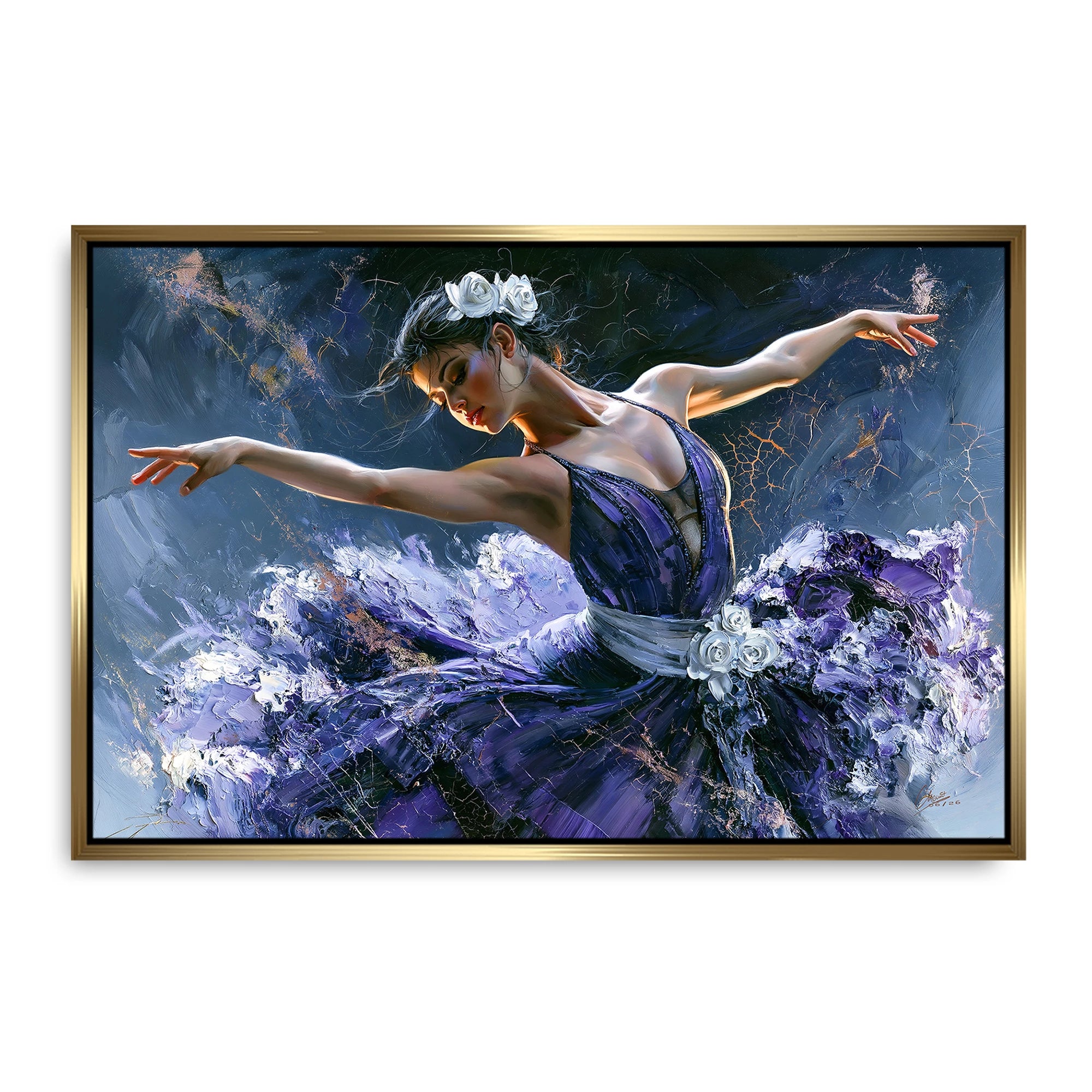 Ballerina Royal Leinwand Bild