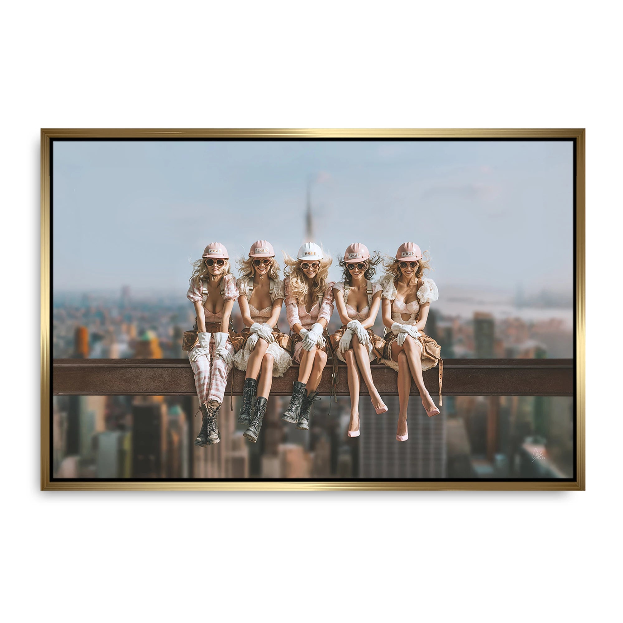 Skyline Queens Leinwand Bild