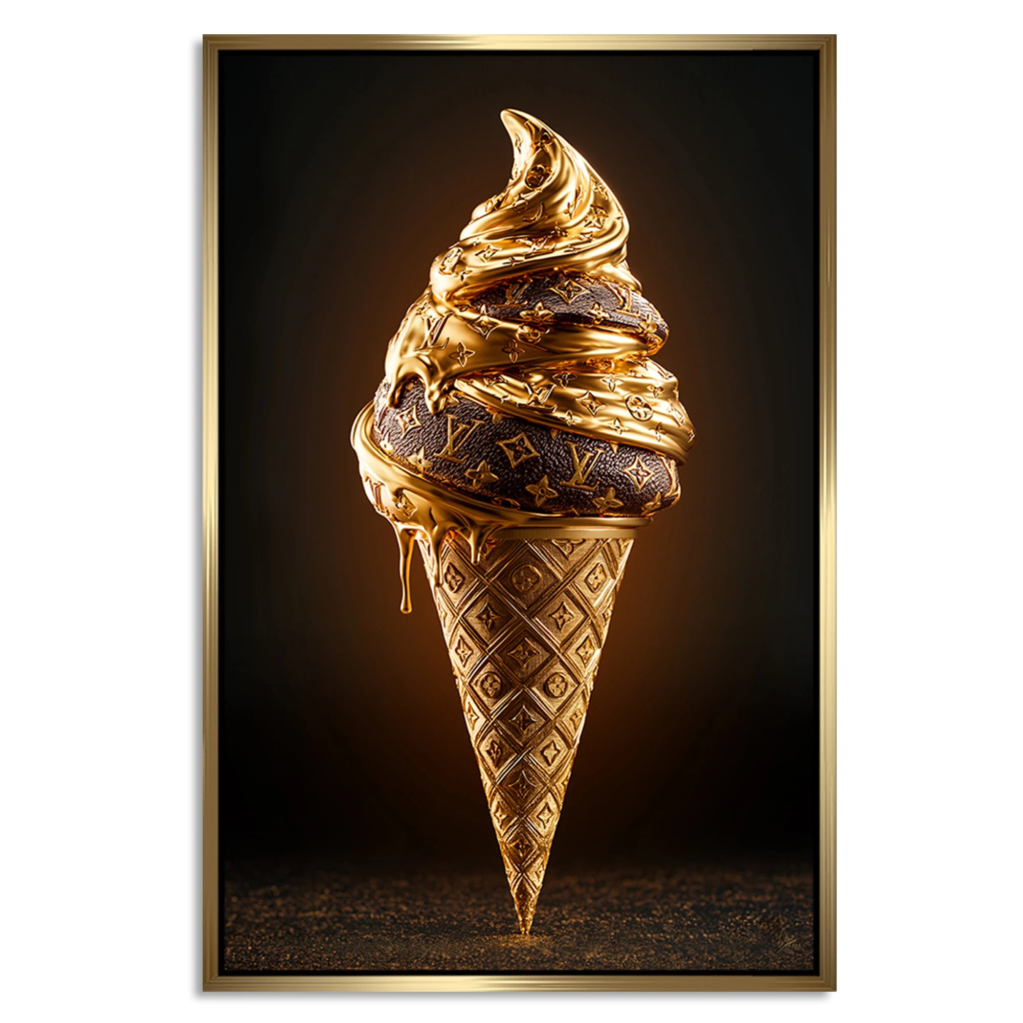 Fashion Eis Leinwand Bild