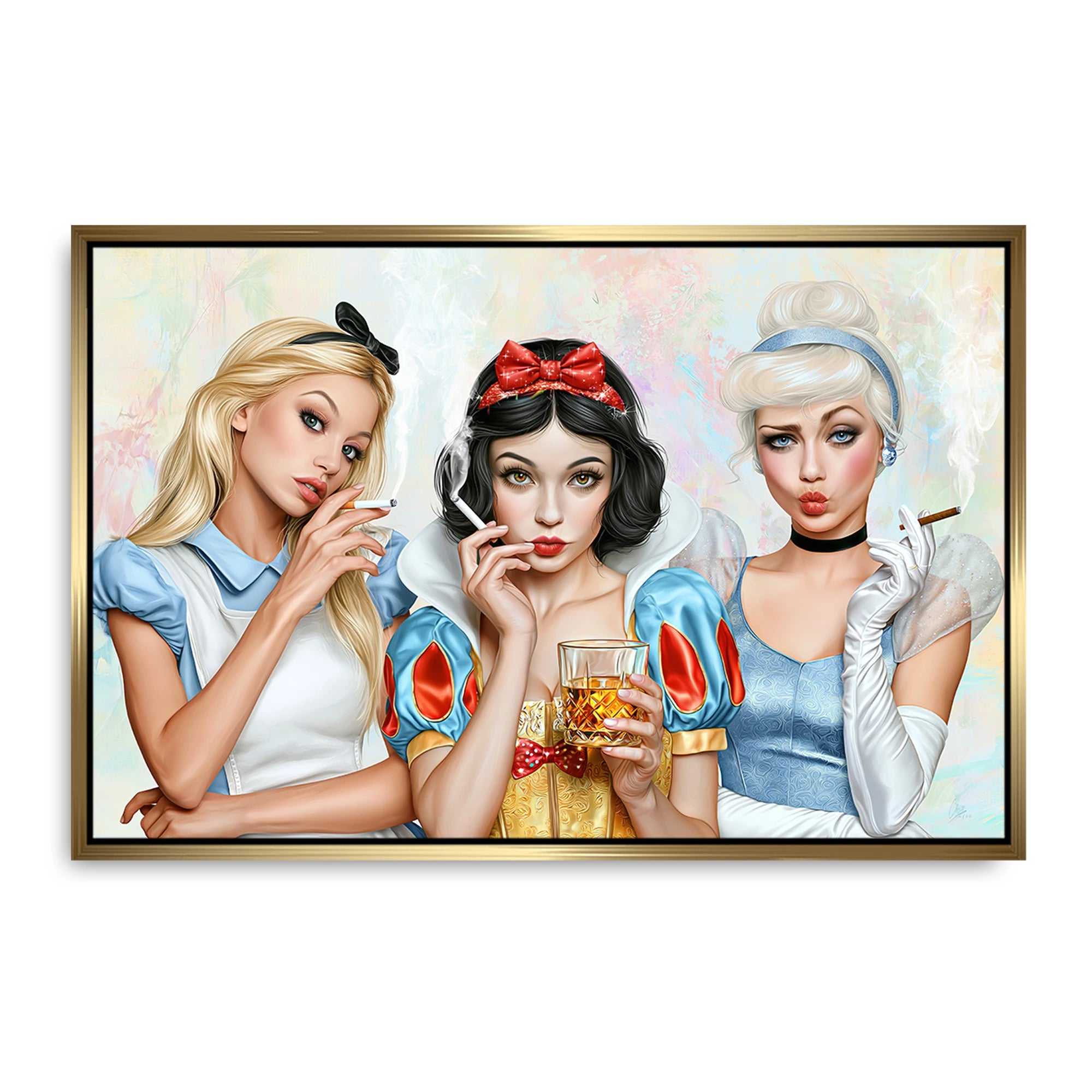 Cinderella & Co. Leinwand Bild