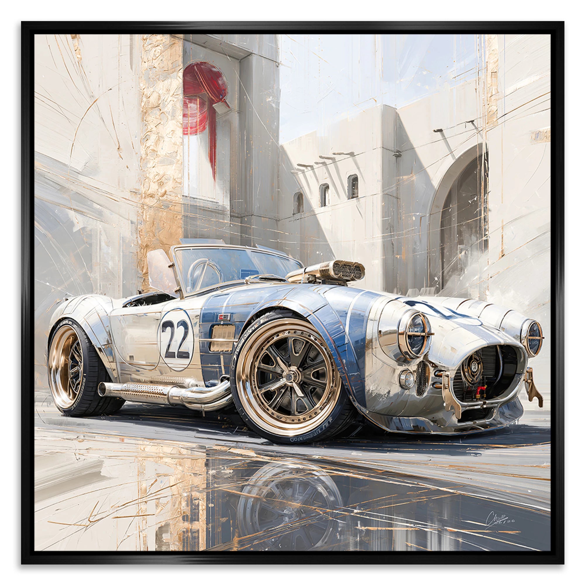 AC Cobra Velocity Leinwand Bild