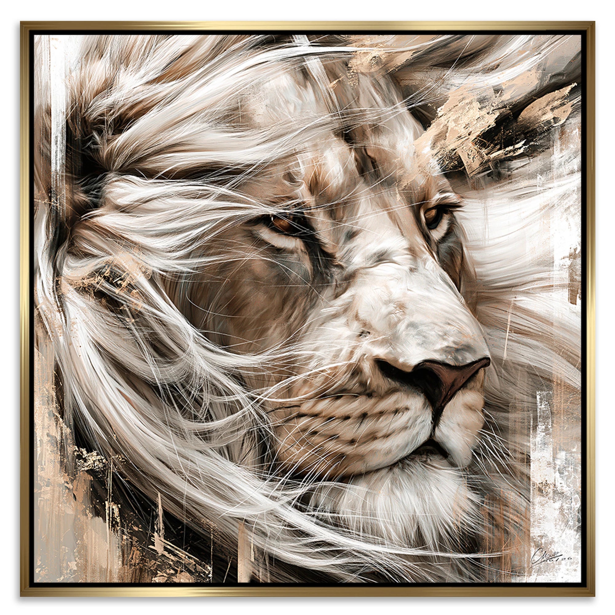 Lion King Leinwand Bild