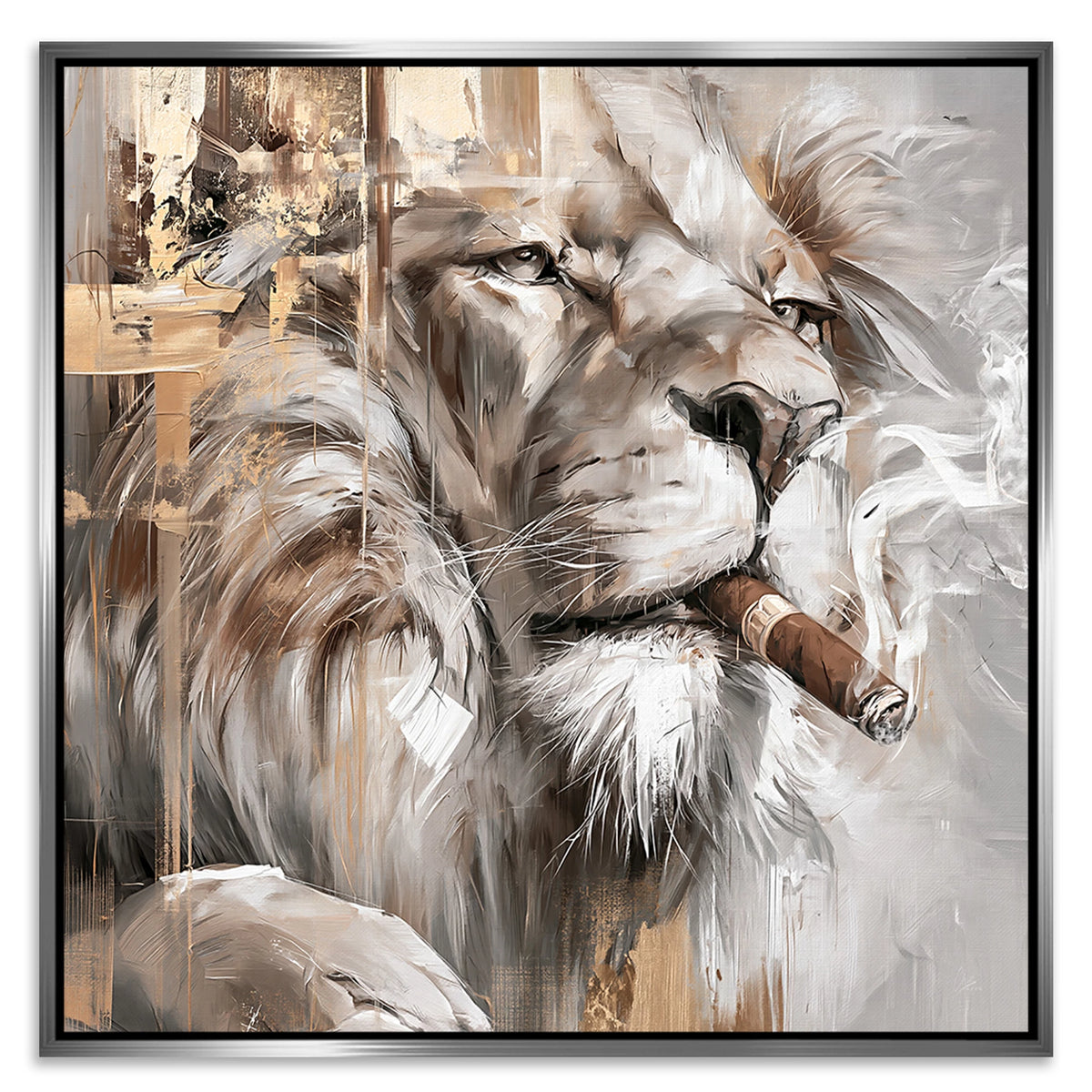 Royal Lion Leinwand Bild