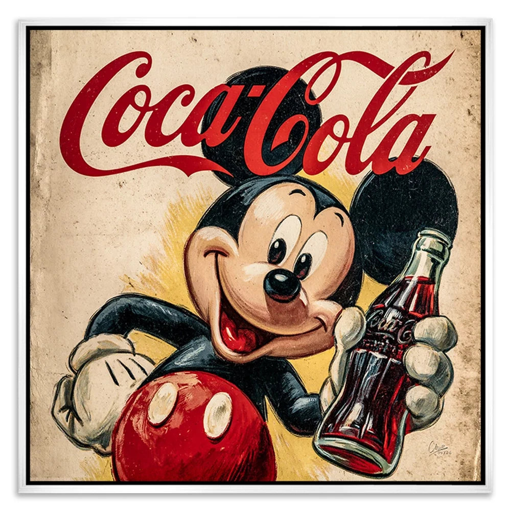 Micky Coke Leinwand Bild