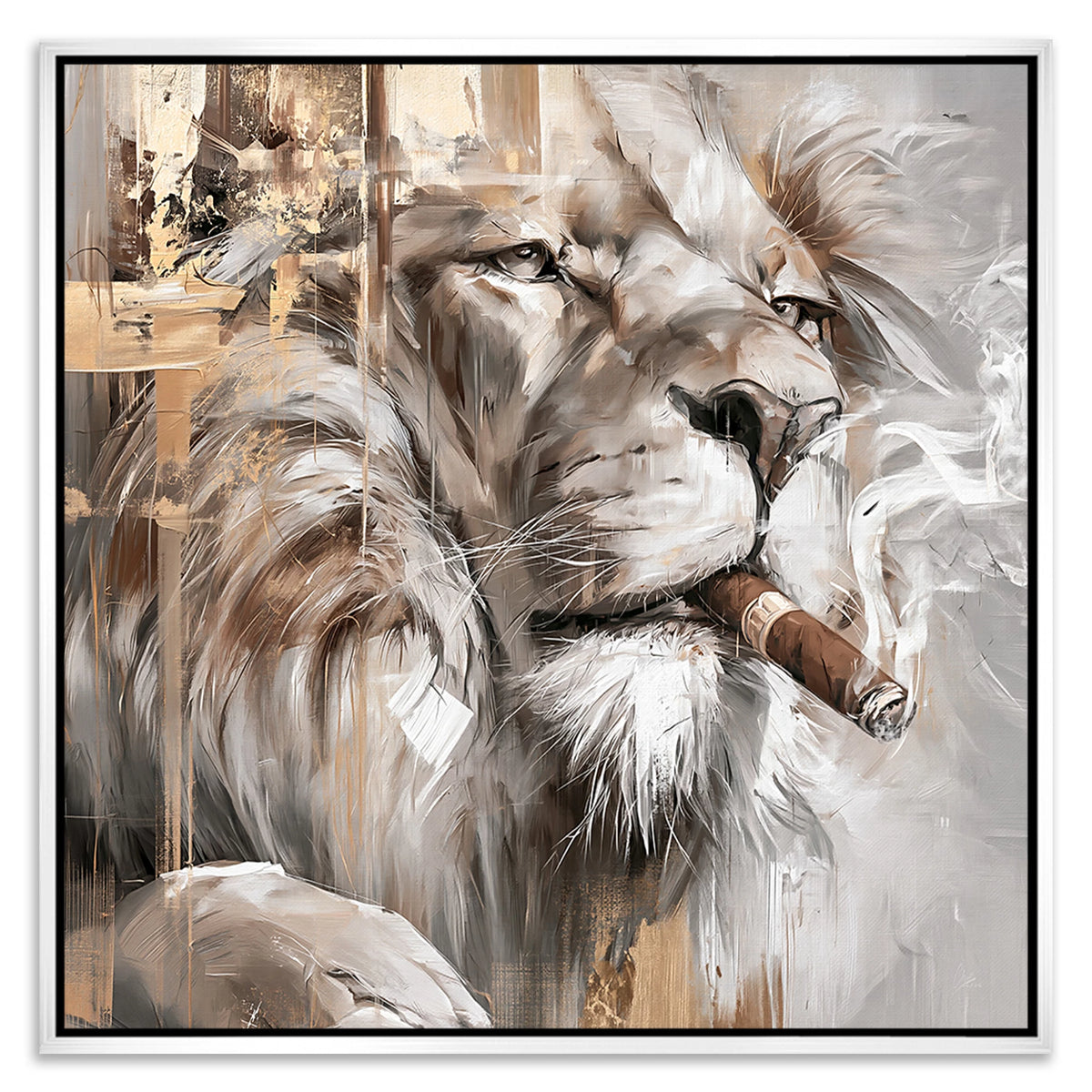 Royal Lion Leinwand Bild