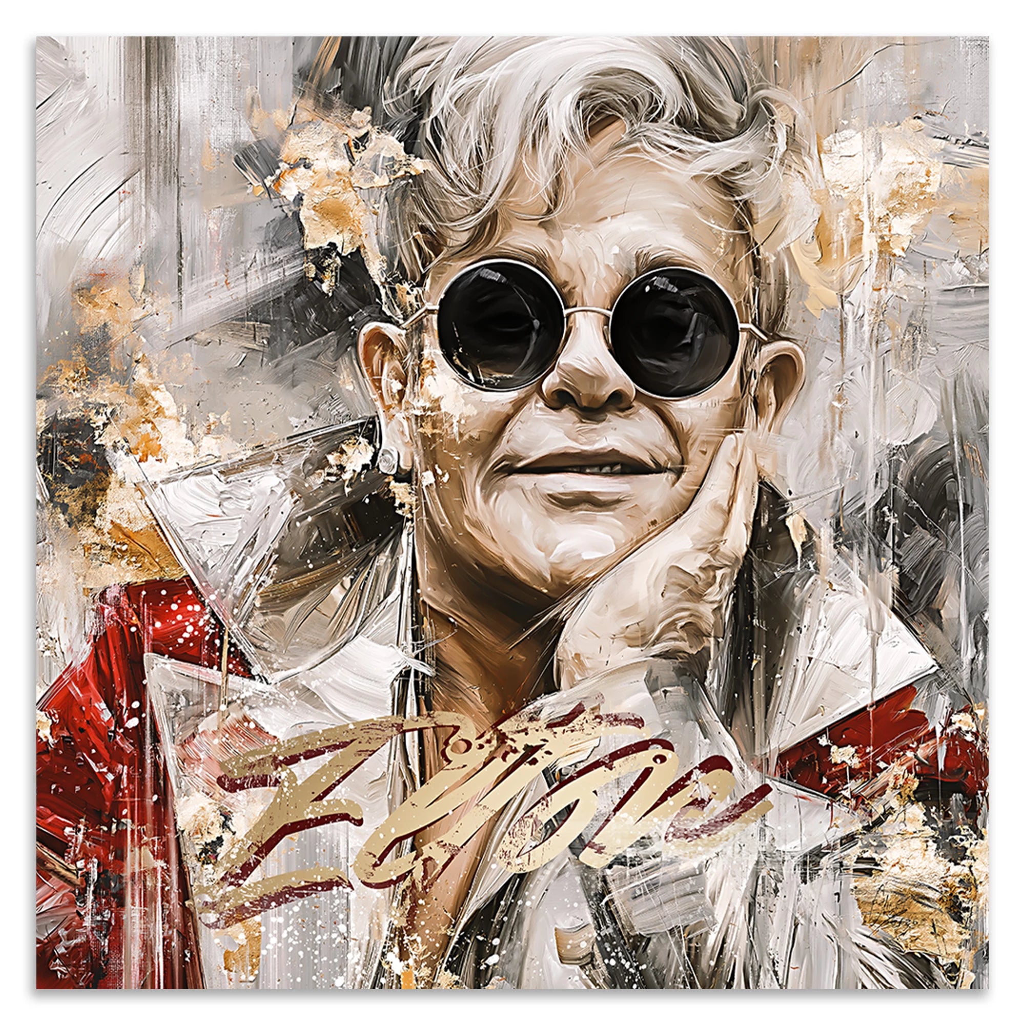 Elton John Rocketman Leinwand Bild
