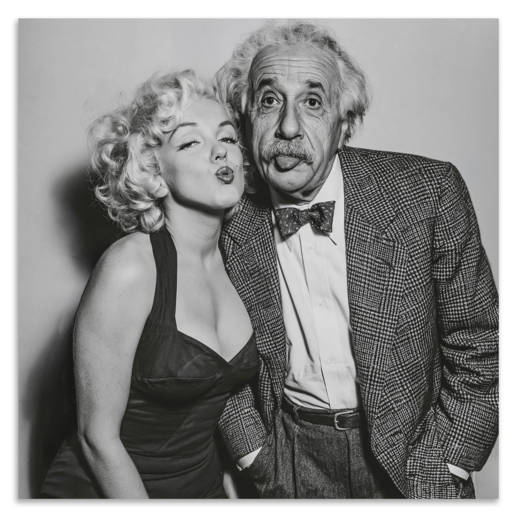 Einstein Monroe Twist Leinwand Bild