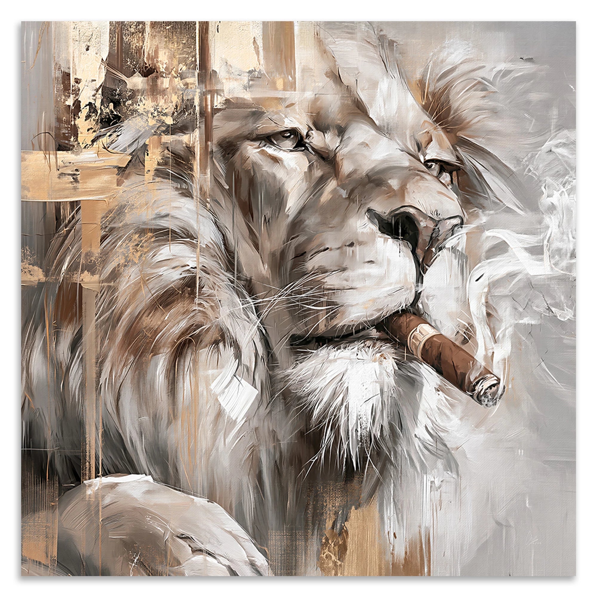 Royal Lion Leinwand Bild