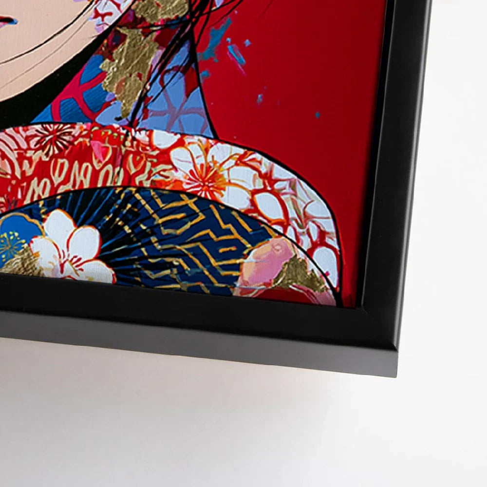 Geisha Rouge Leinwand Bild