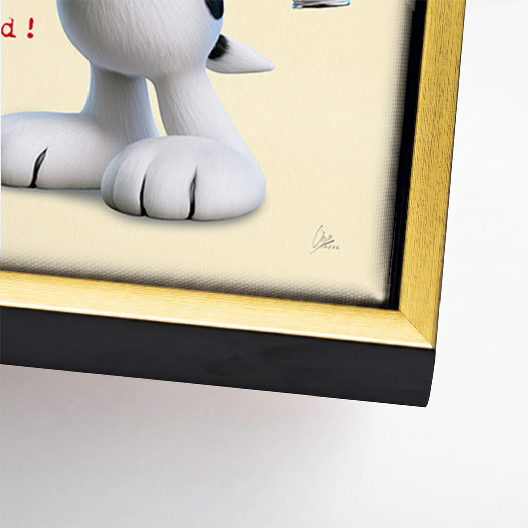 Snoopy Spray Love Leinwand Bild