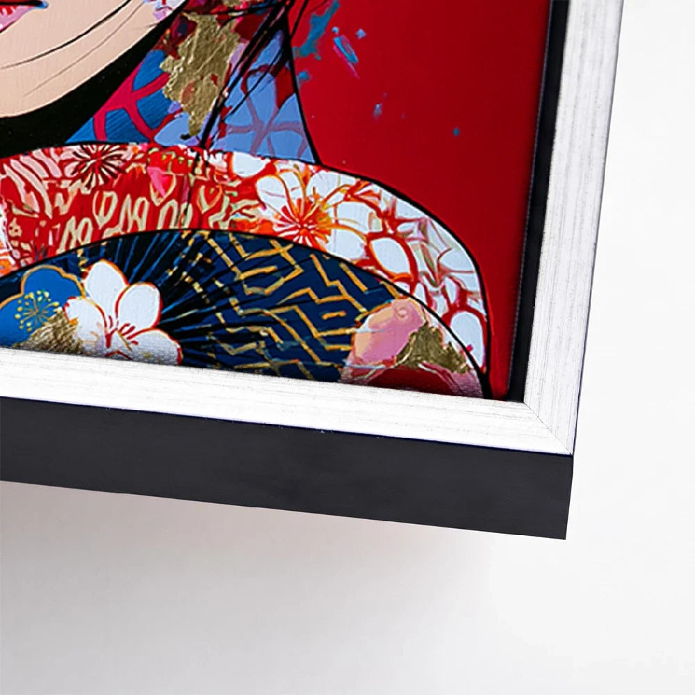 Geisha Rouge Leinwand Bild