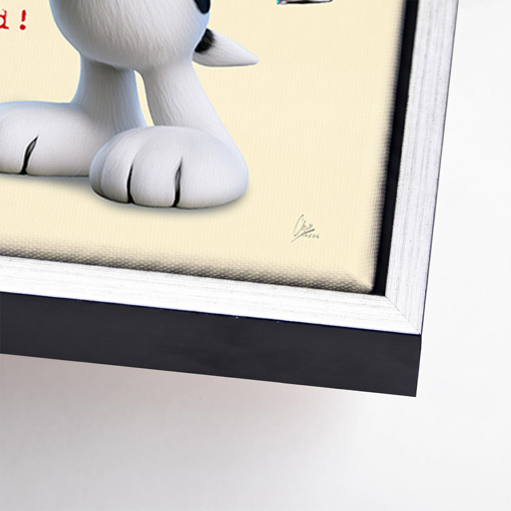 Snoopy Spray Love Leinwand Bild