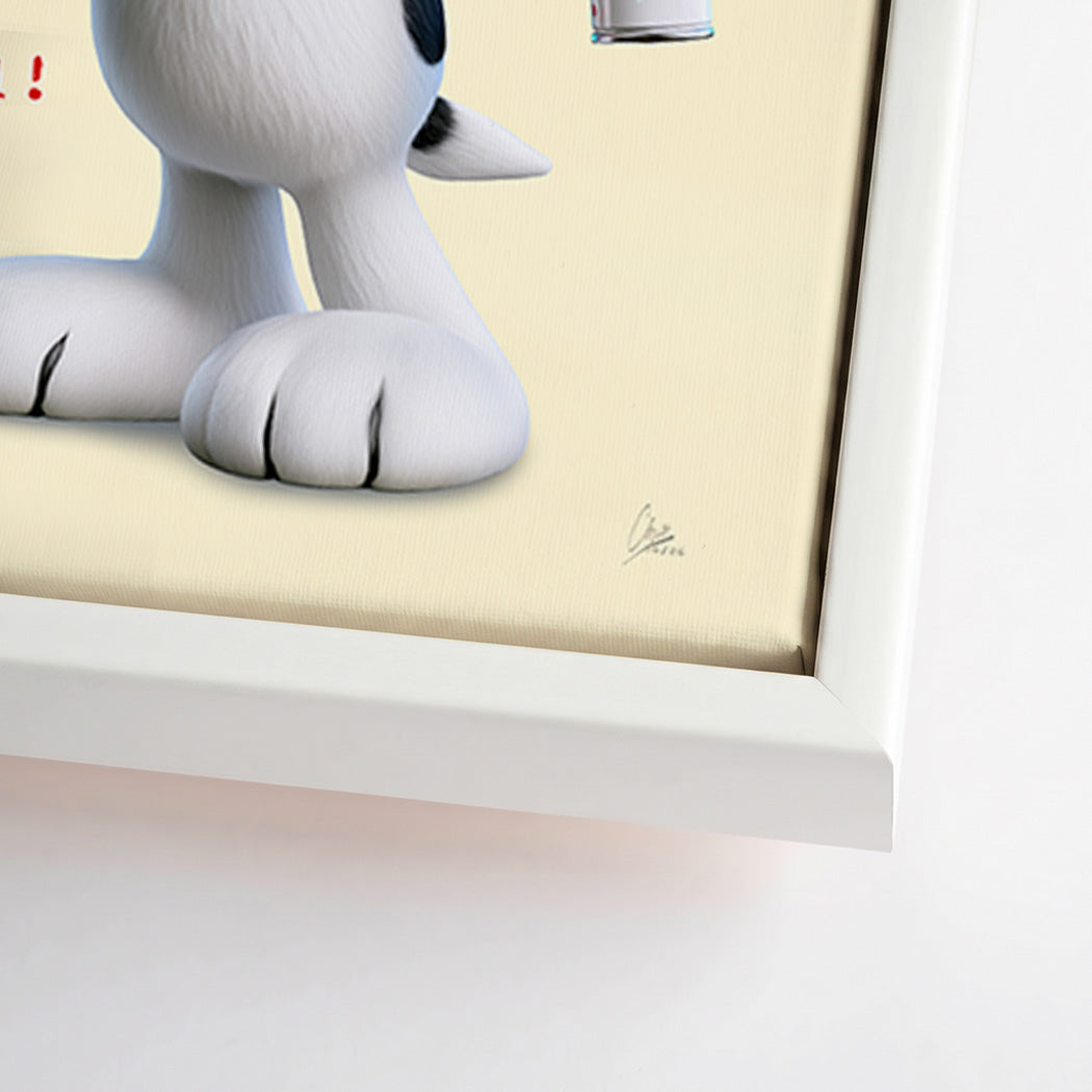 Snoopy Spray Love Leinwand Bild
