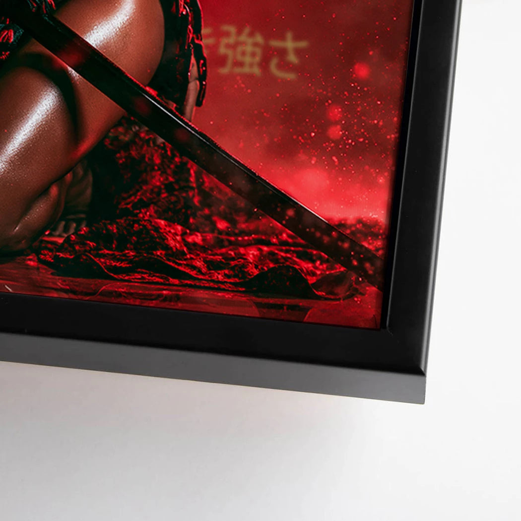 Samurai Rouge Leinwand Bild