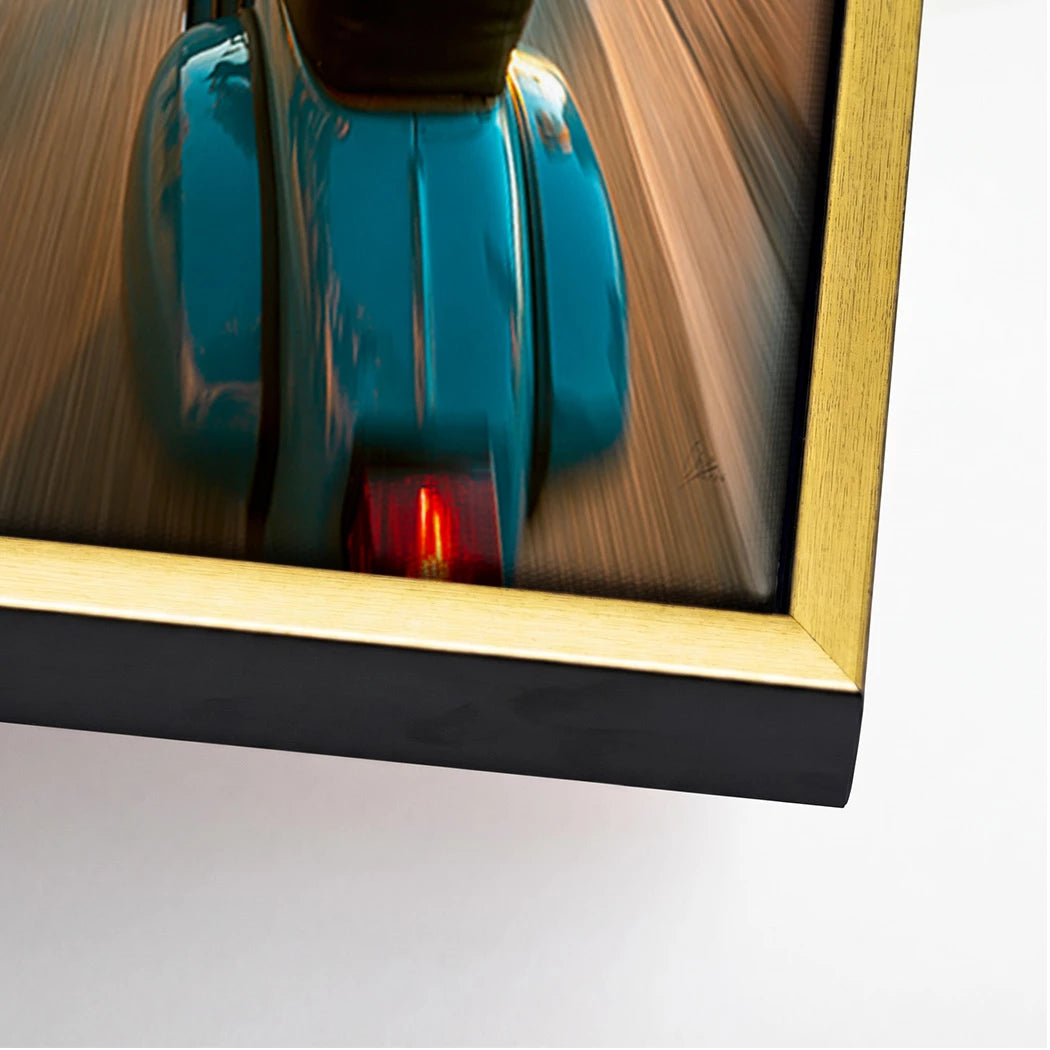 Vespa Dolce Vita Leinwand Bild