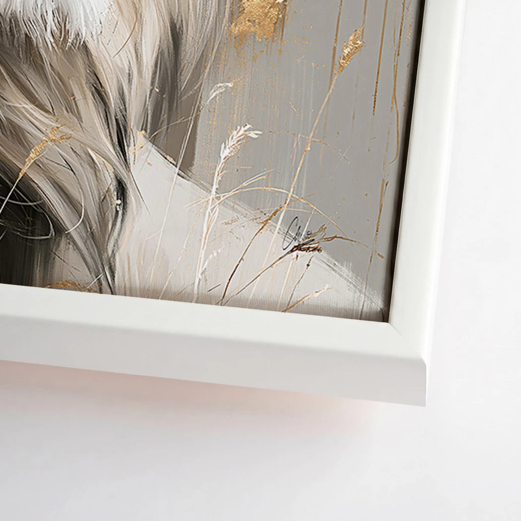 Silent Lion Leinwand Bild
