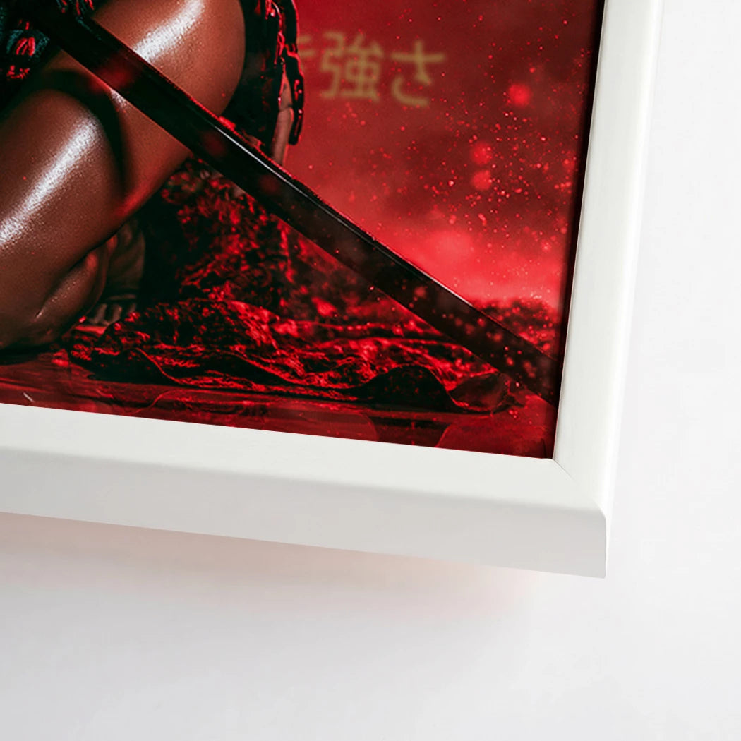 Samurai Rouge Leinwand Bild