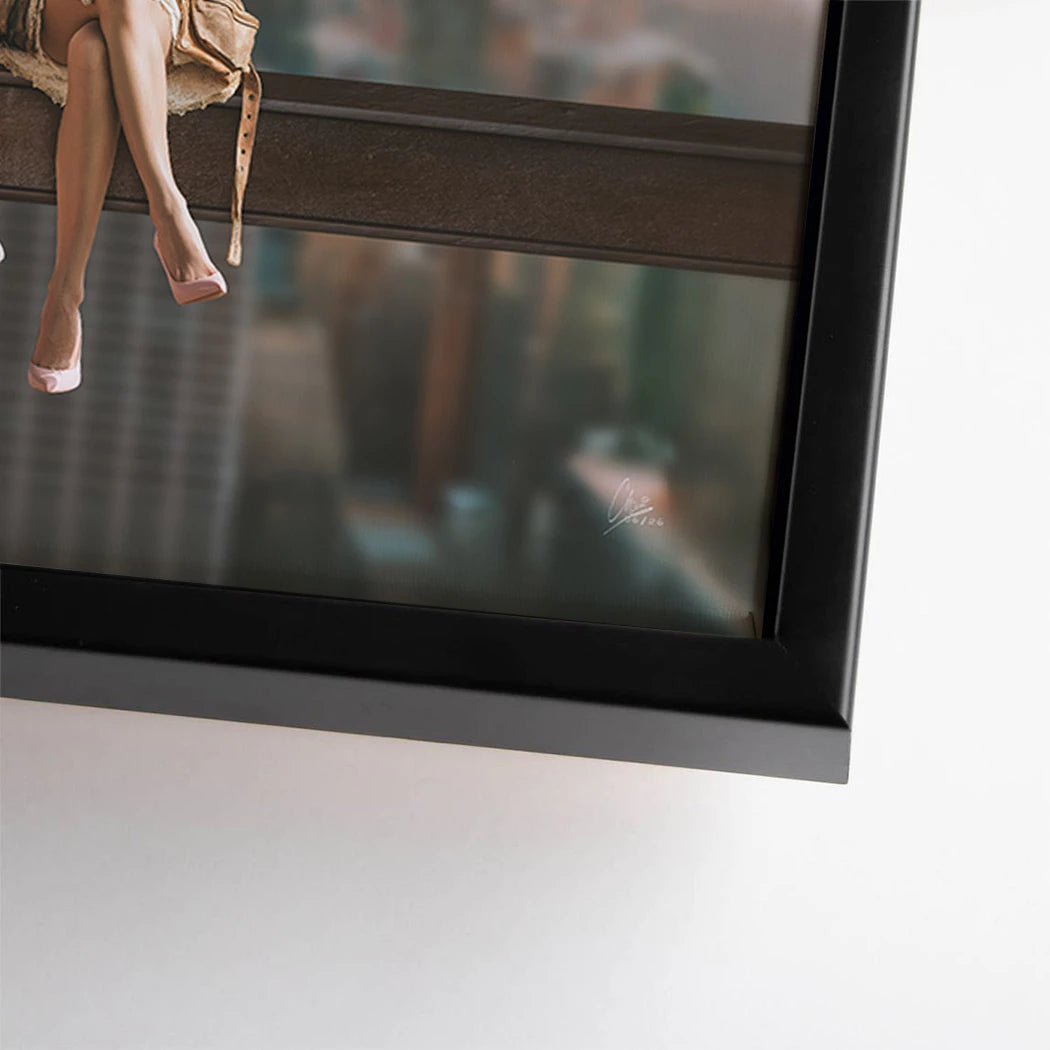 Skyline Queens Leinwand Bild