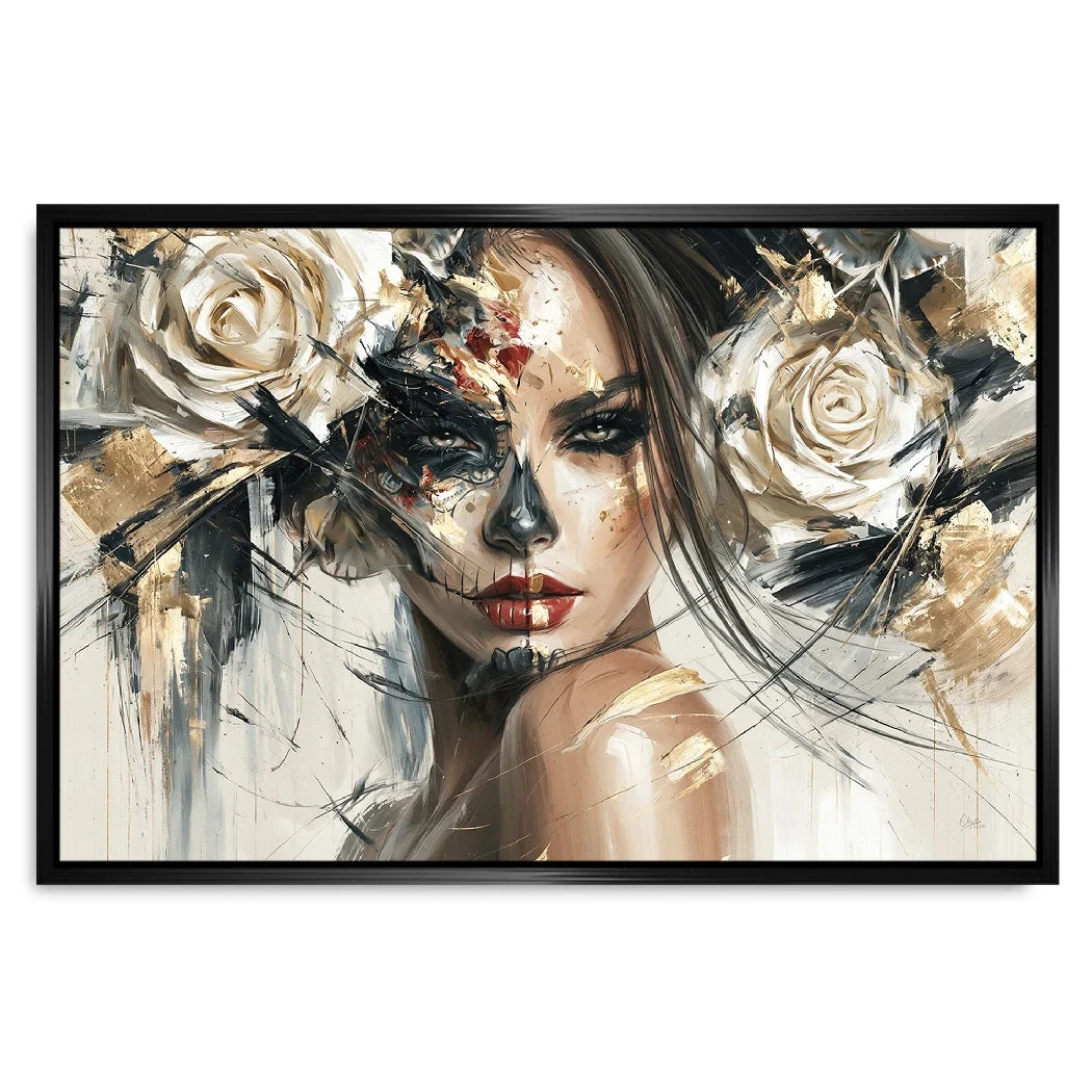 La Catrina Dark Romance Leinwand Bild