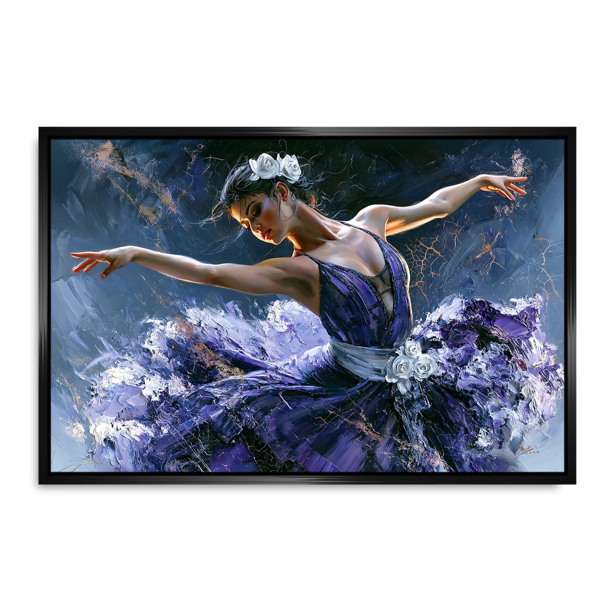 Ballerina Royal Leinwand Bild