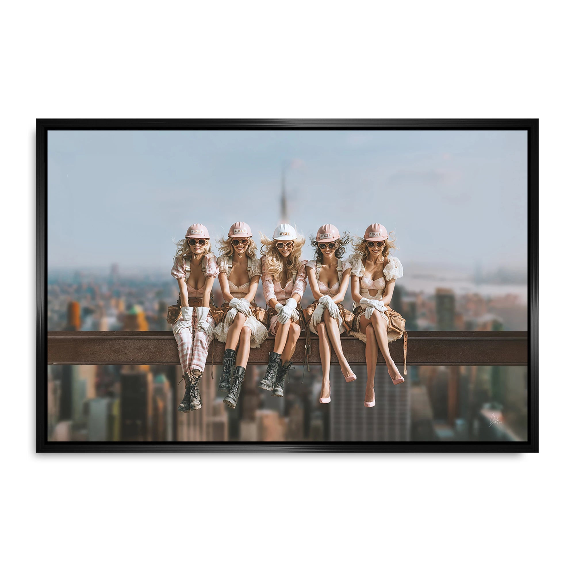 Skyline Queens Leinwand Bild
