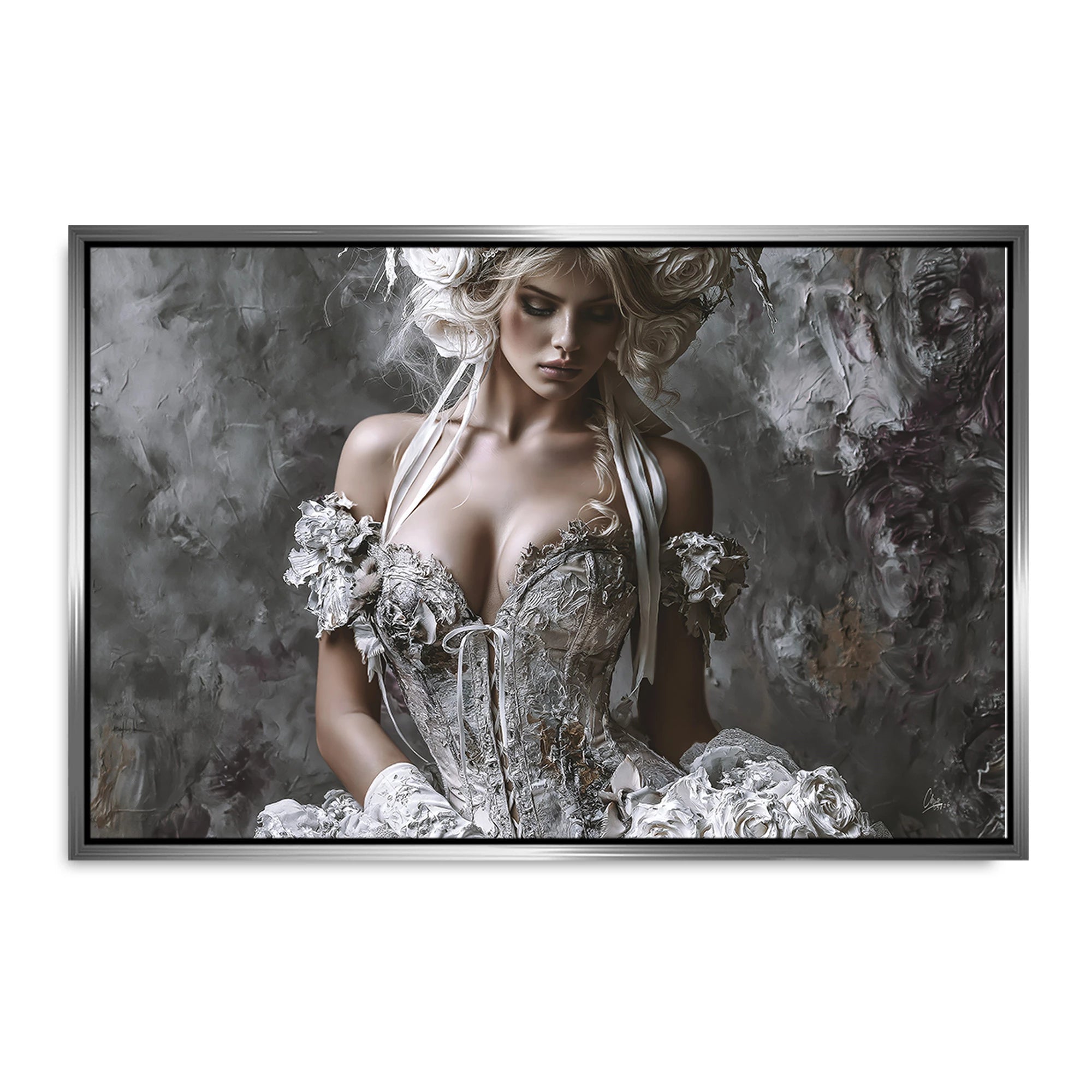 Rosen Couture Leinwand Bild