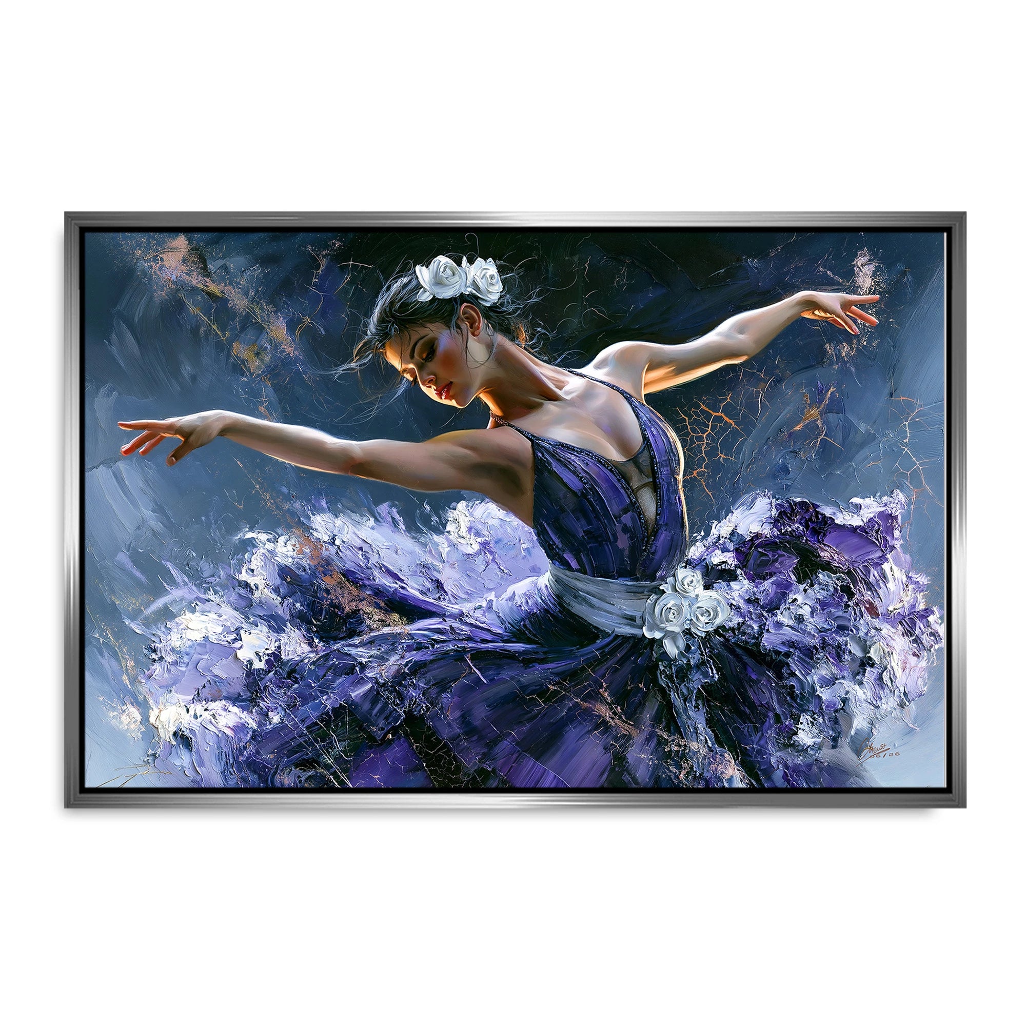 Ballerina Royal Leinwand Bild