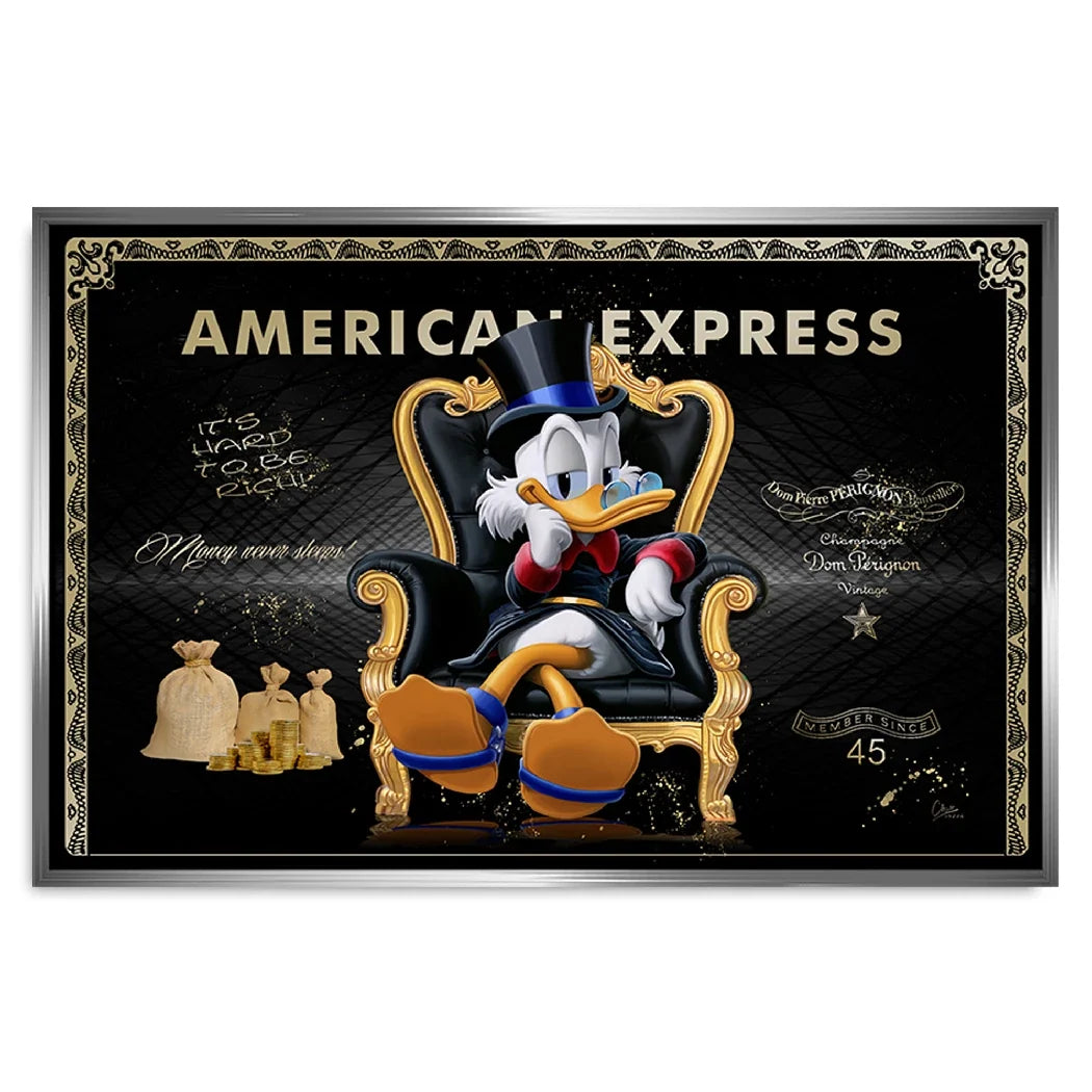 Dagobert Duck Empire Leinwand Bild