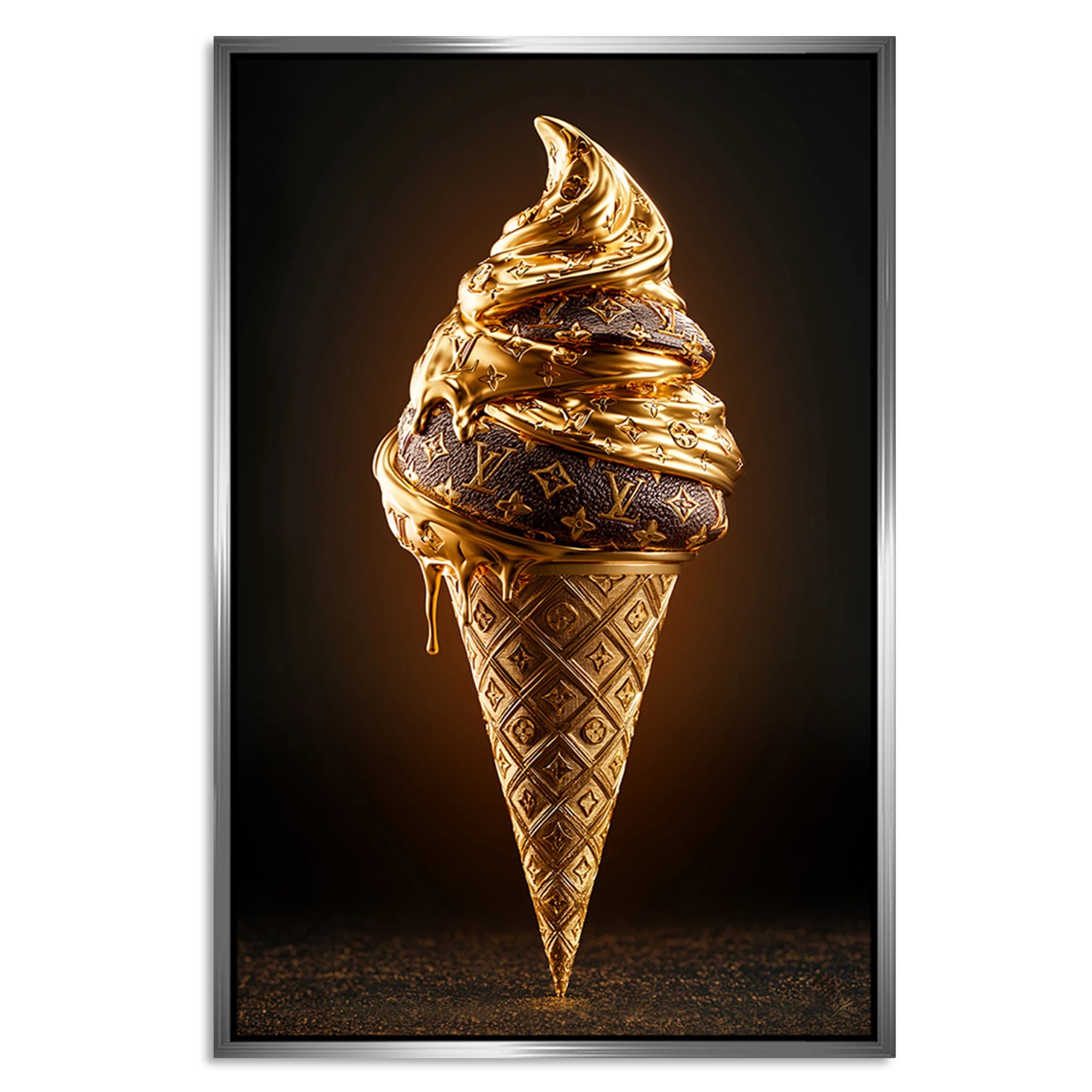 Fashion Eis Leinwand Bild