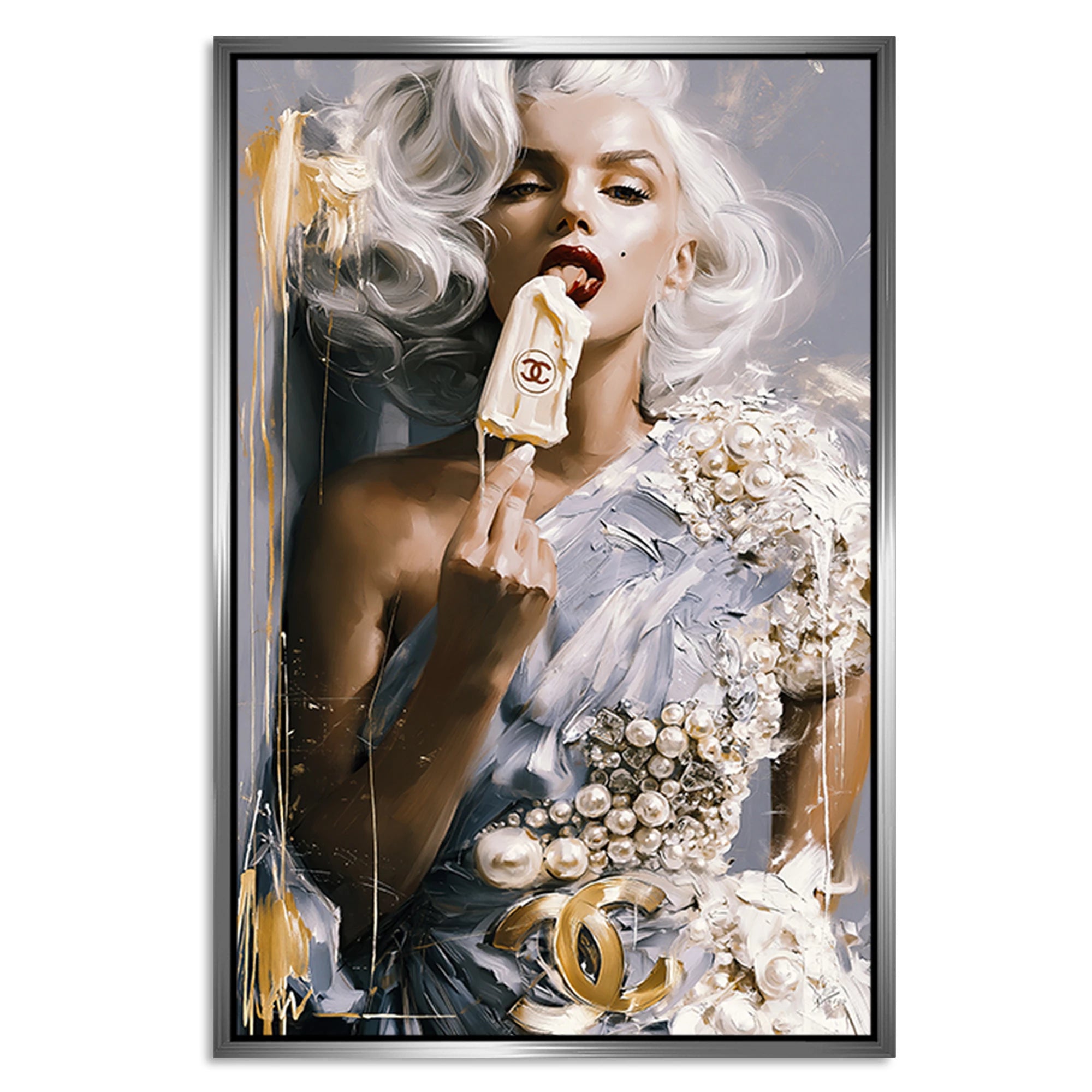 Marilyn Monroe Deluxe Leinwand Bild