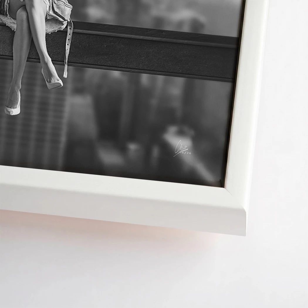 Skyline Girls Leinwand Bild