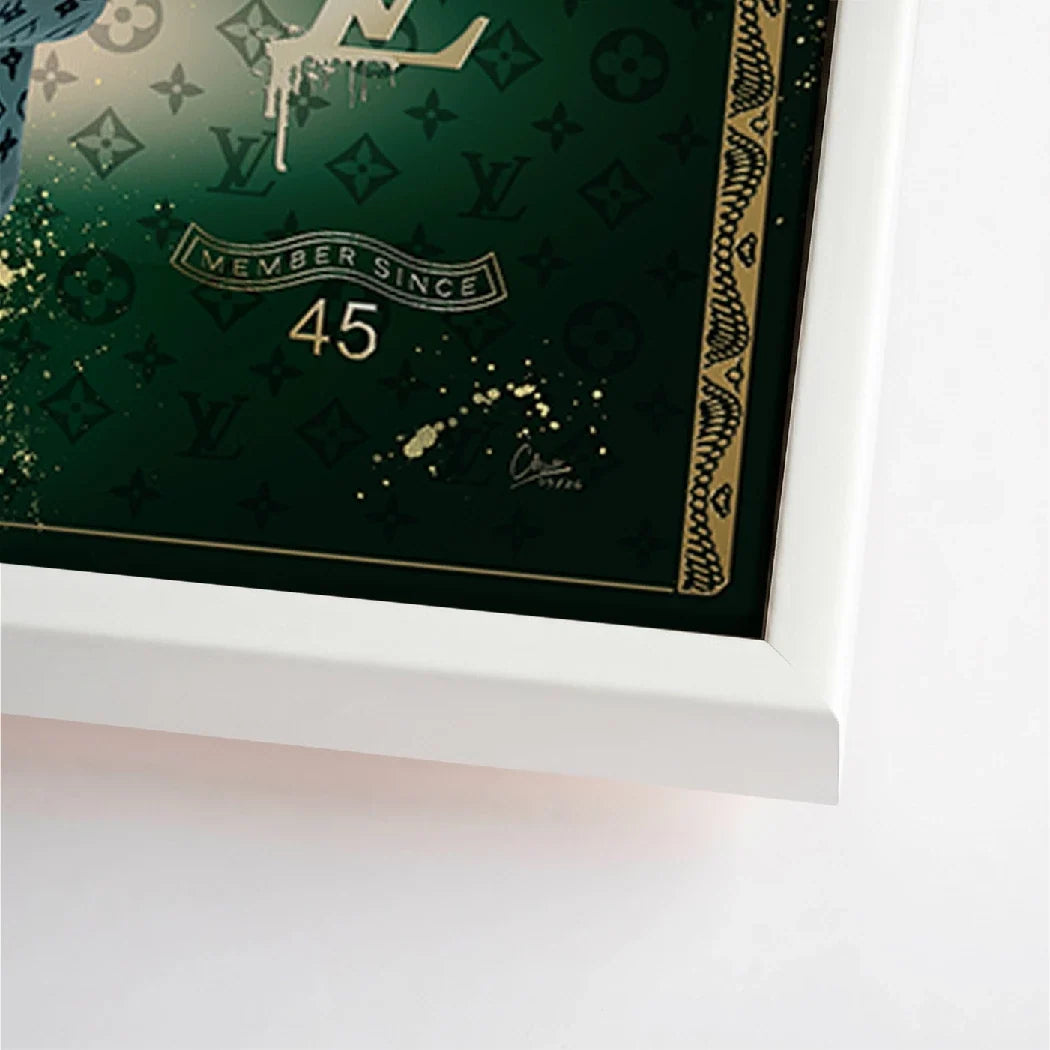 Dagobert Duck Millionaire Leinwand Bild