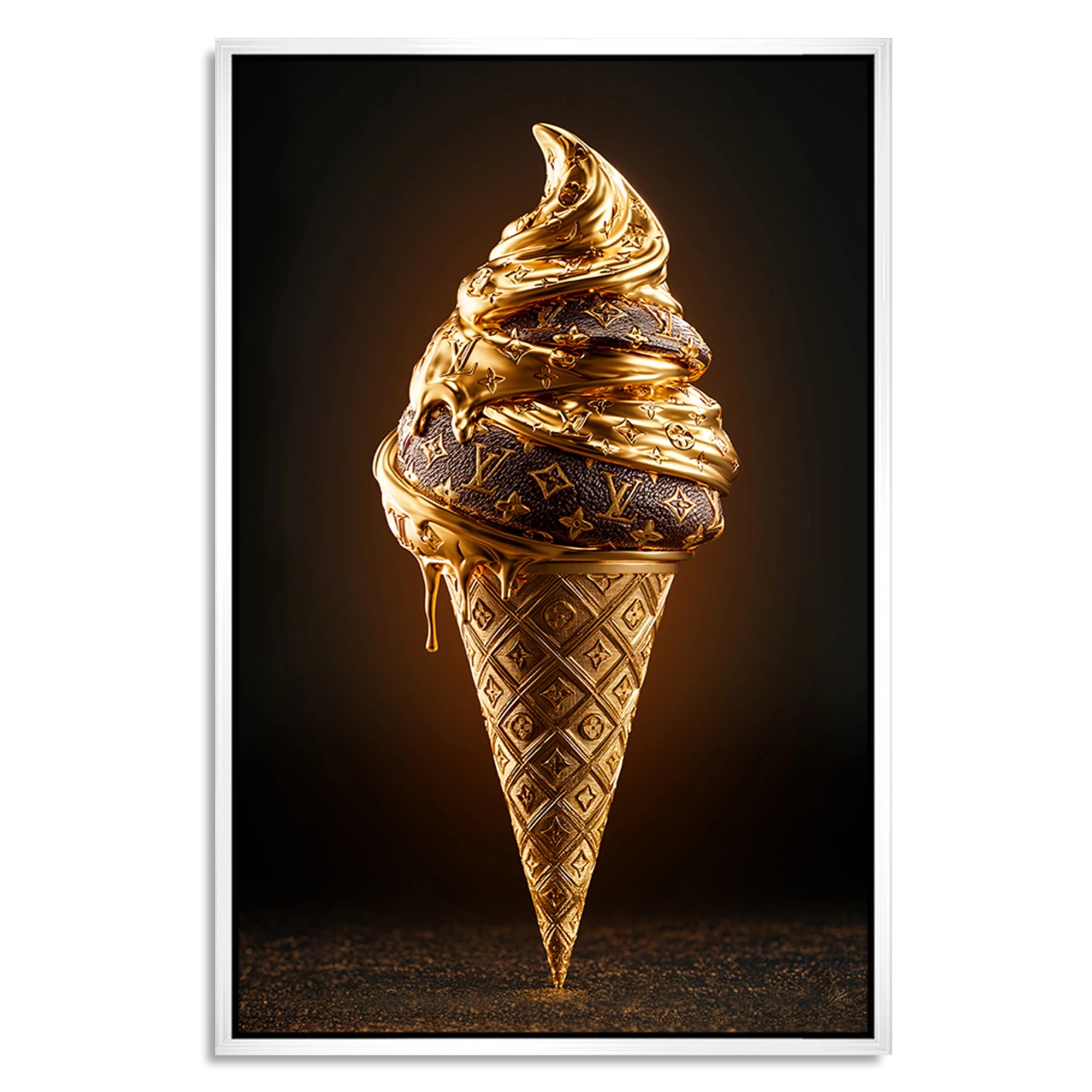 Fashion Eis Leinwand Bild