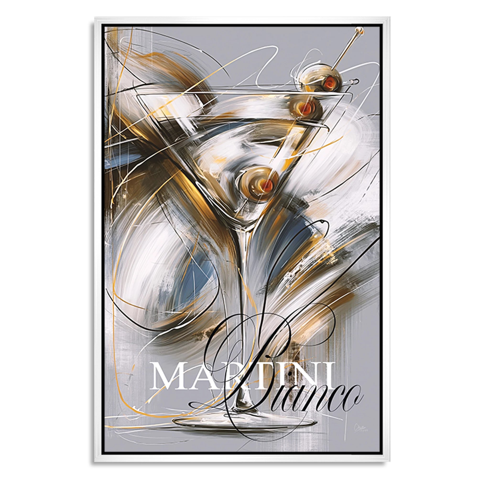 Martini Bianco Leinwand Bild