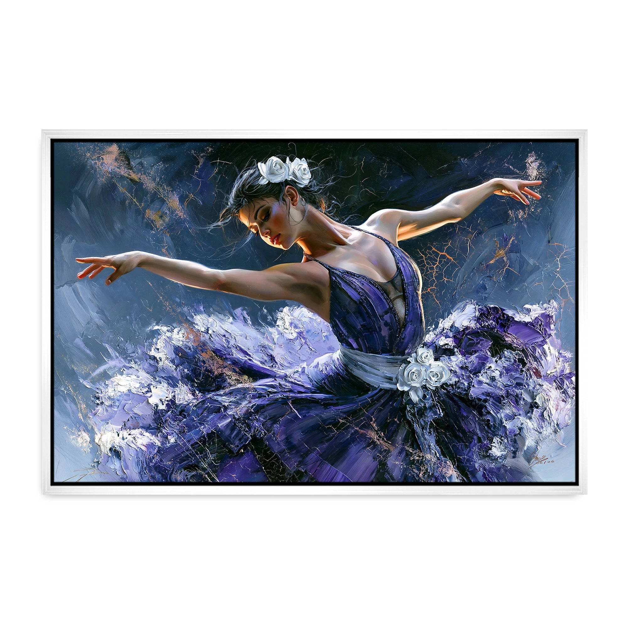 Ballerina Royal Leinwand Bild