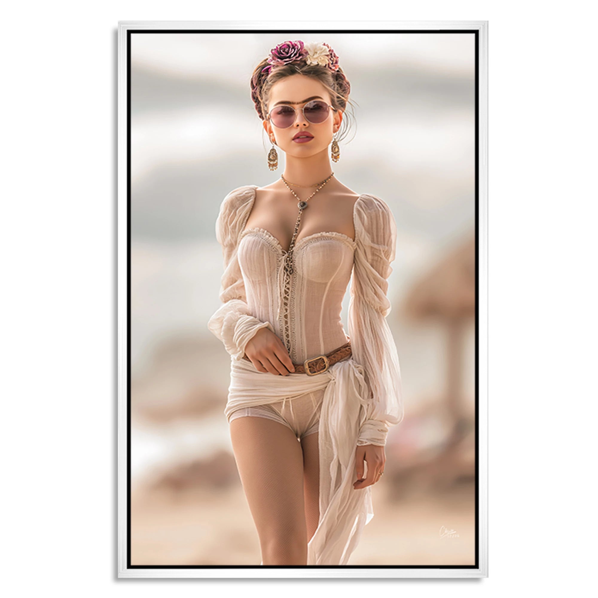 Frida Riviera Leinwand Bild