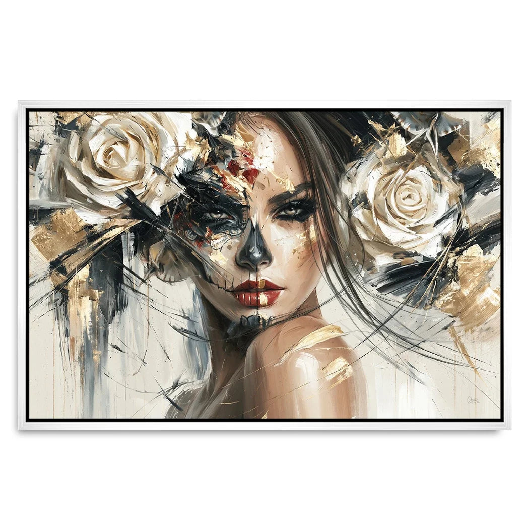 La Catrina Dark Romance Leinwand Bild