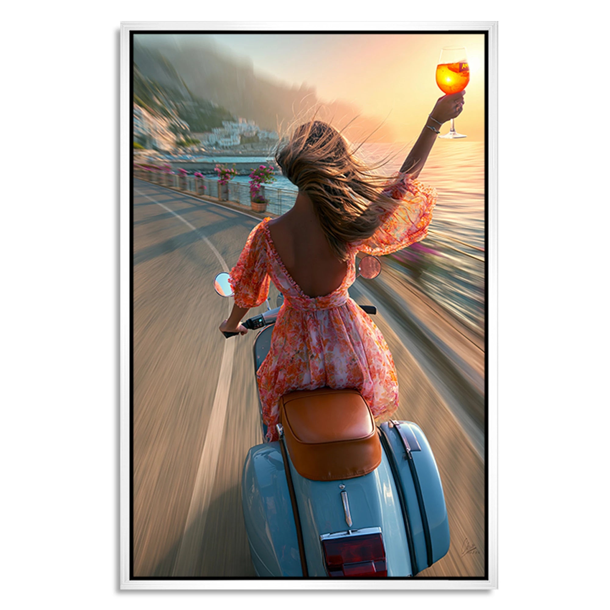 Vespa Summerglam Leinwand Bild