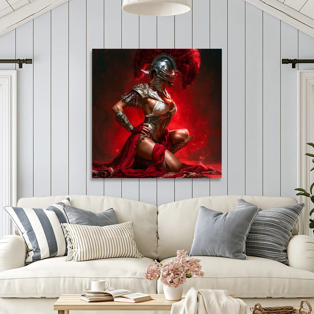 Römische Amazone Leinwand Bild