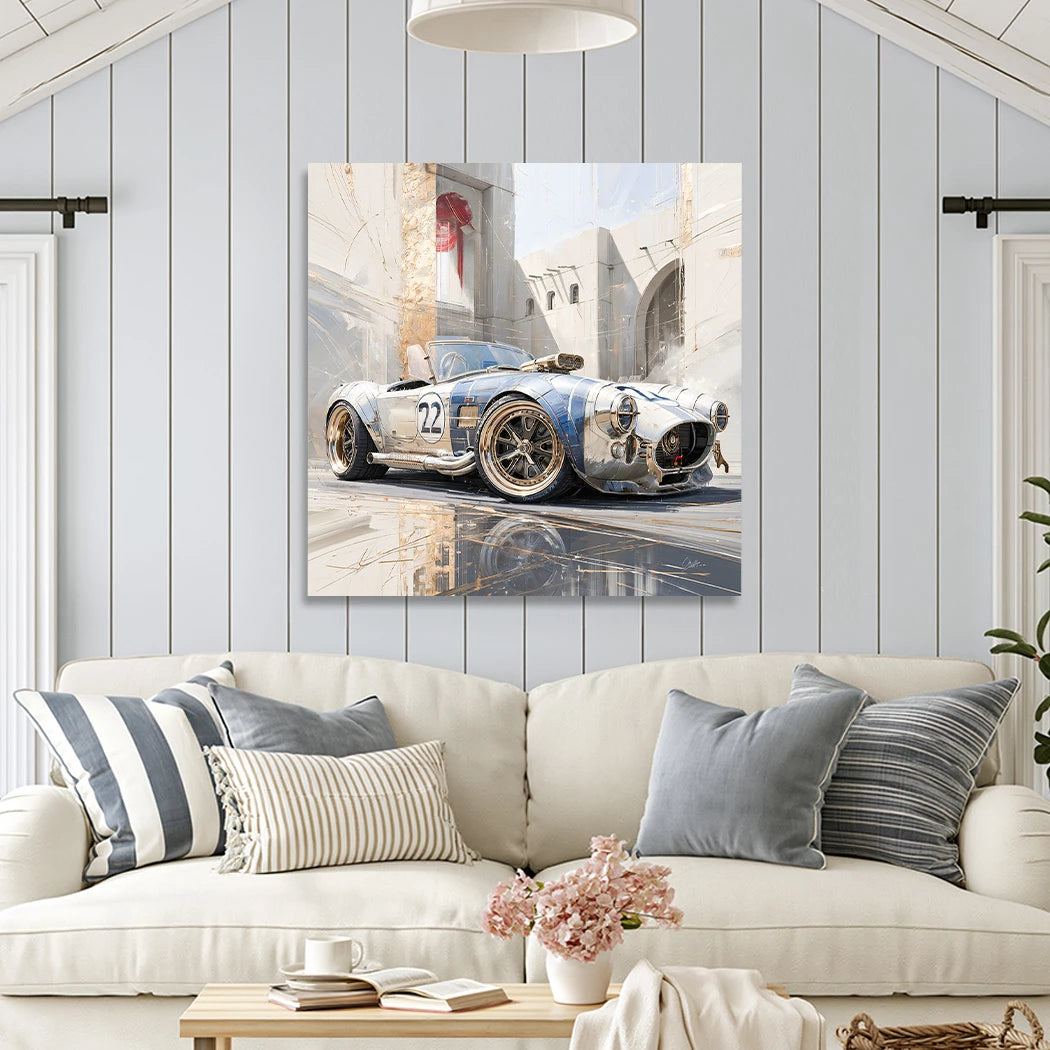 AC Cobra Velocity Leinwand Bild