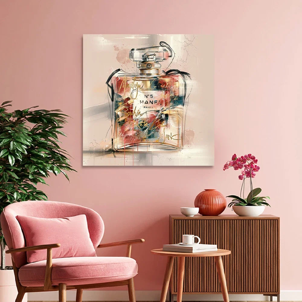 Parfum No. 5 Abstrakt Leinwand Bild