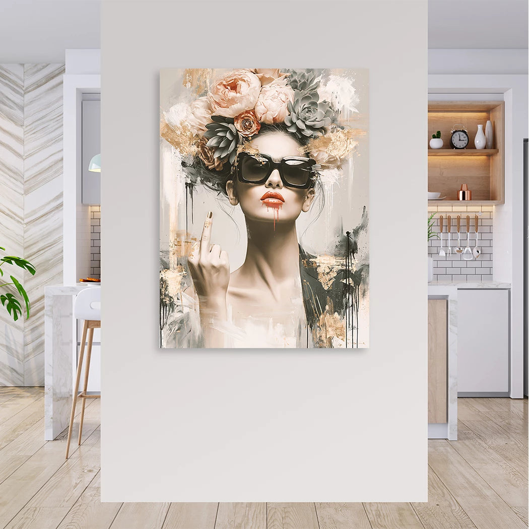 Frida Kahlo Statement Leinwand Bild