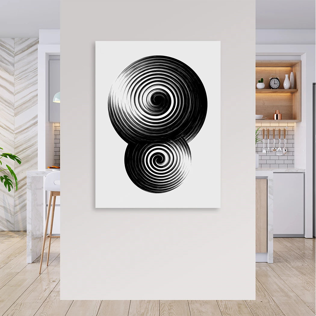 Spiral Harmonie Leinwand Bild