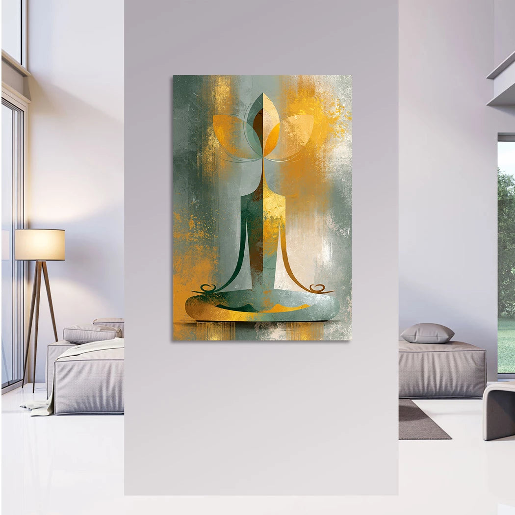 Buddha Harmonie Leinwand Bild