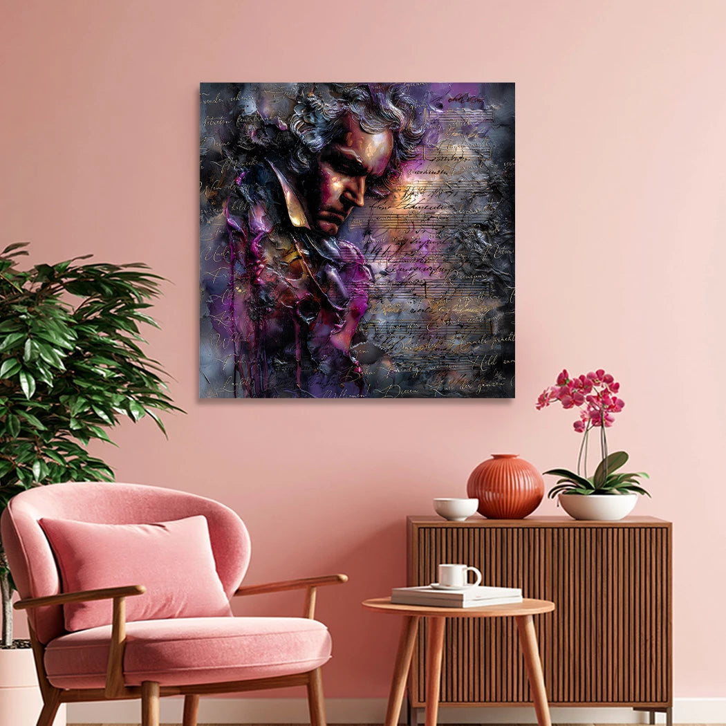 Beethoven Sinfonie Leinwand Bild