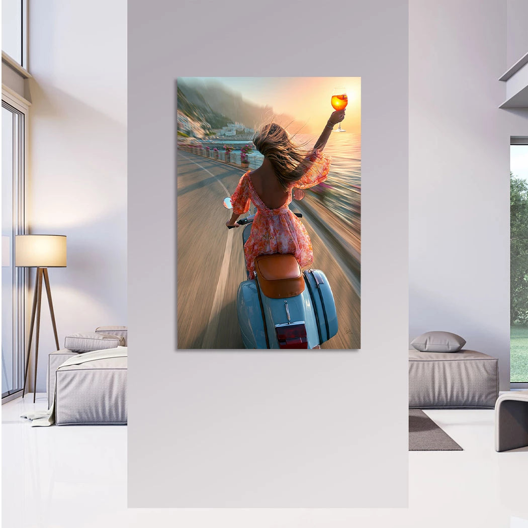 Vespa Summerglam Leinwand Bild