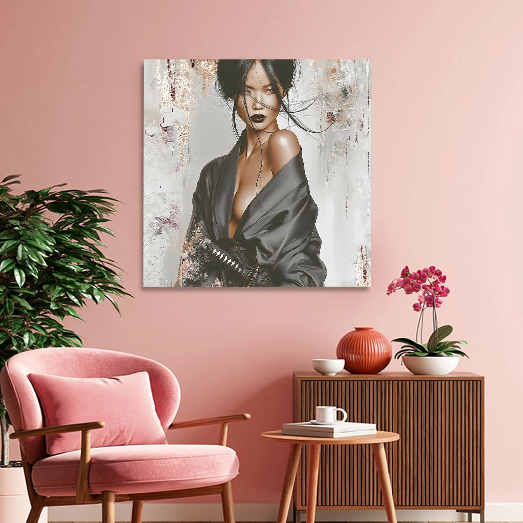 Velvet Katana Leinwand Bild