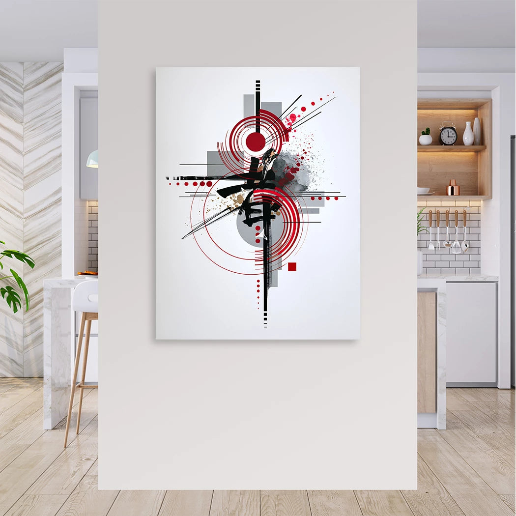 Zen Geometrie Leinwand Bild