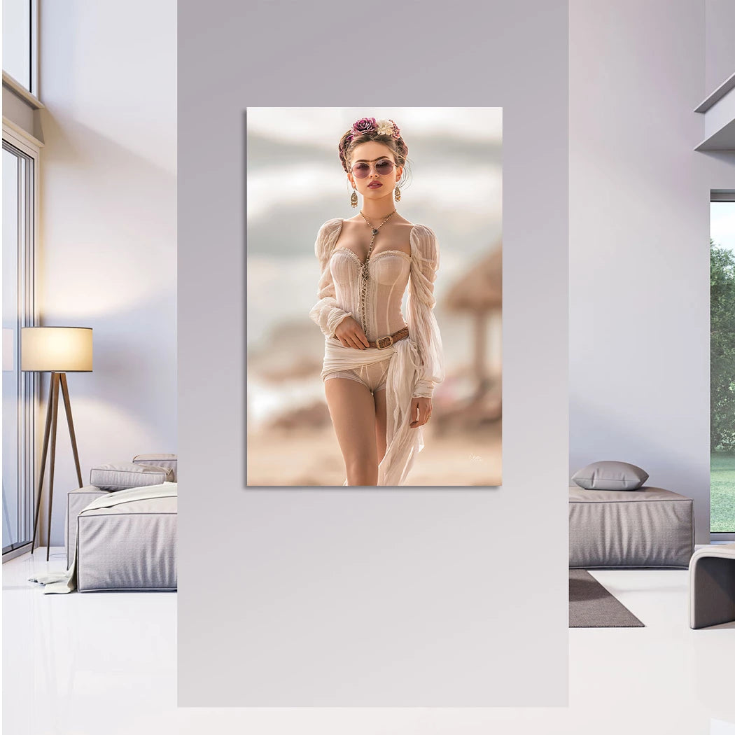 Frida Riviera Leinwand Bild