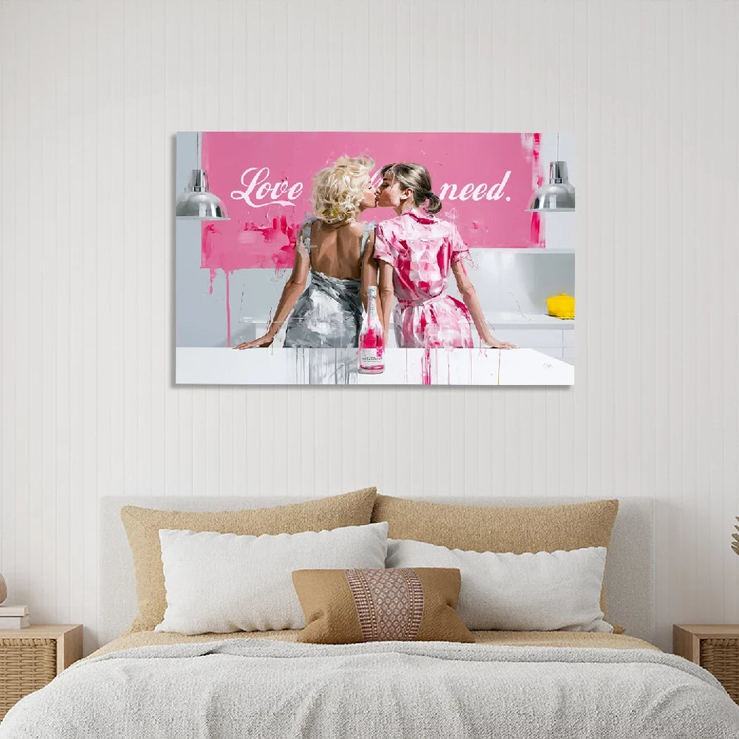 Audrey Hepburn und Marilyn Monroe Leinwand Bild